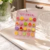 Creative colorful fruit-shaped refrigerator stickers, decorative stickers, fun kitchen stickers, home decoration items details Picture